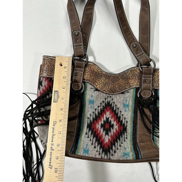 New Justin Shoulder Bag Southwestern Purse‎ Boho Aztec
